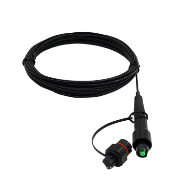 Supply waterproof patch cord pigtail round cable with  standard with SC APC connector